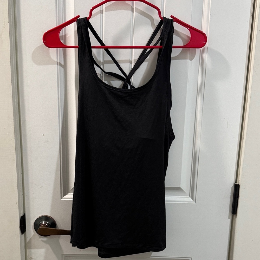 Lululemon Athletica Black Strappy Tank Top